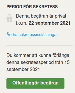 Hur du förlänger en privat period
